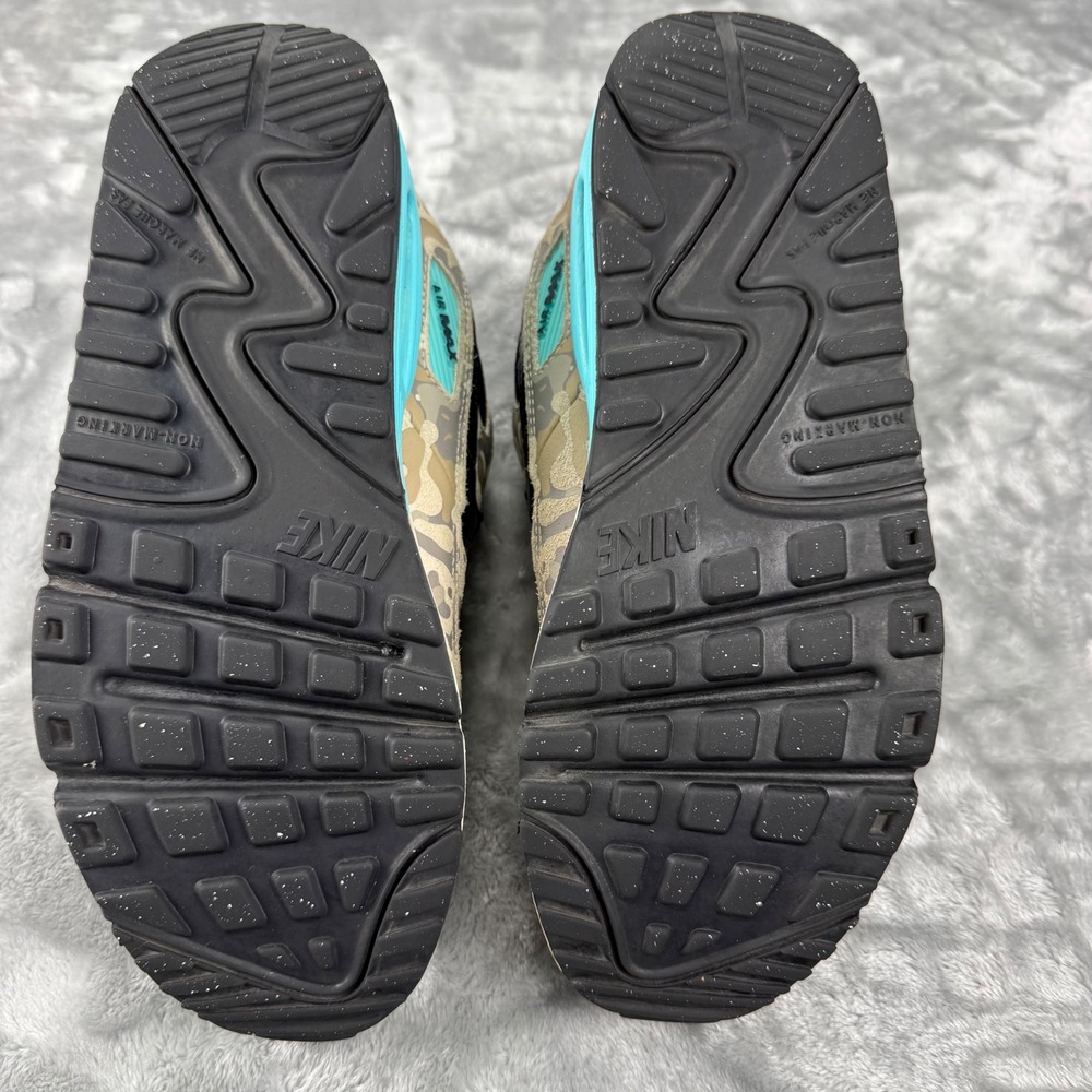 Nike Air Max 90 Desert Camo Teal Black Sneakers IF3092-100 Womens 7.5 Youth 6Y - Picture 14 of 16